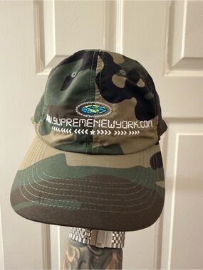 NWOT Camo Supreme Embroidered Baseball Cap - Green/Brown